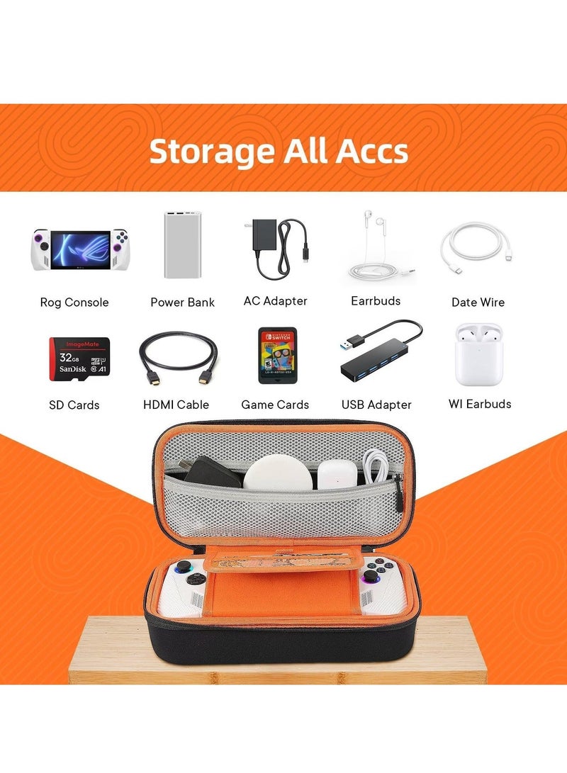 Hard Carrying Case for ASUS ROG Ally, Waterproof Storage Bag Compatible with New Rog Alloy Handheld Game Consoles, Handheld Console Gaming Accessories Carrying Bag, EVA Travel Storage Case - Image 2